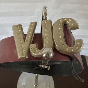 Versace Logo Belt Buckle with Raspberry Leather Belt – Designer Fashion Accessor